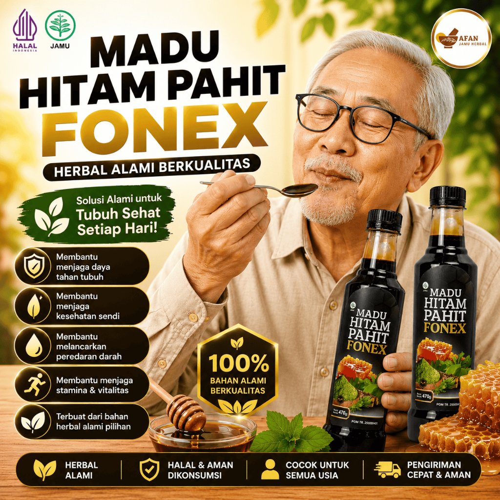 Madu Hitam Pahit Fonex – Herbal Alami Berkualitas untuk Menjaga Kesehatan