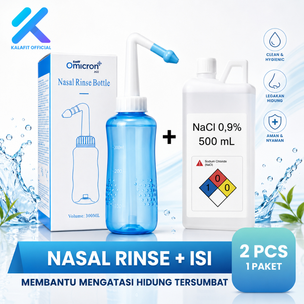 Alat Pencuci Hidung Nasal Wash Semprotan Nasal Hidung Irrigator Membersihkan Sinus Set Nasal Rinse T