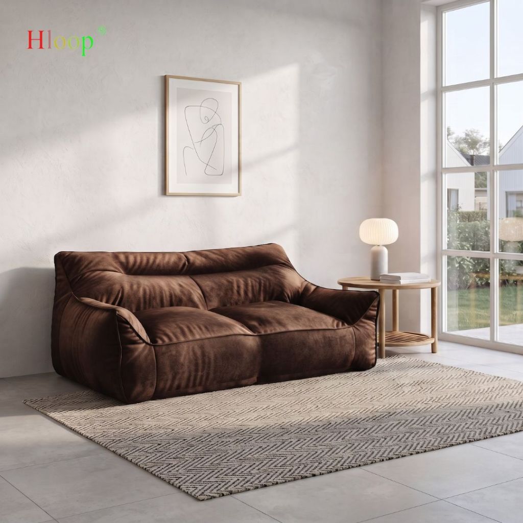 HLOOP sofa bean bag sofa bed minimalis ruang tamu kecil  2 seater kursi kecil