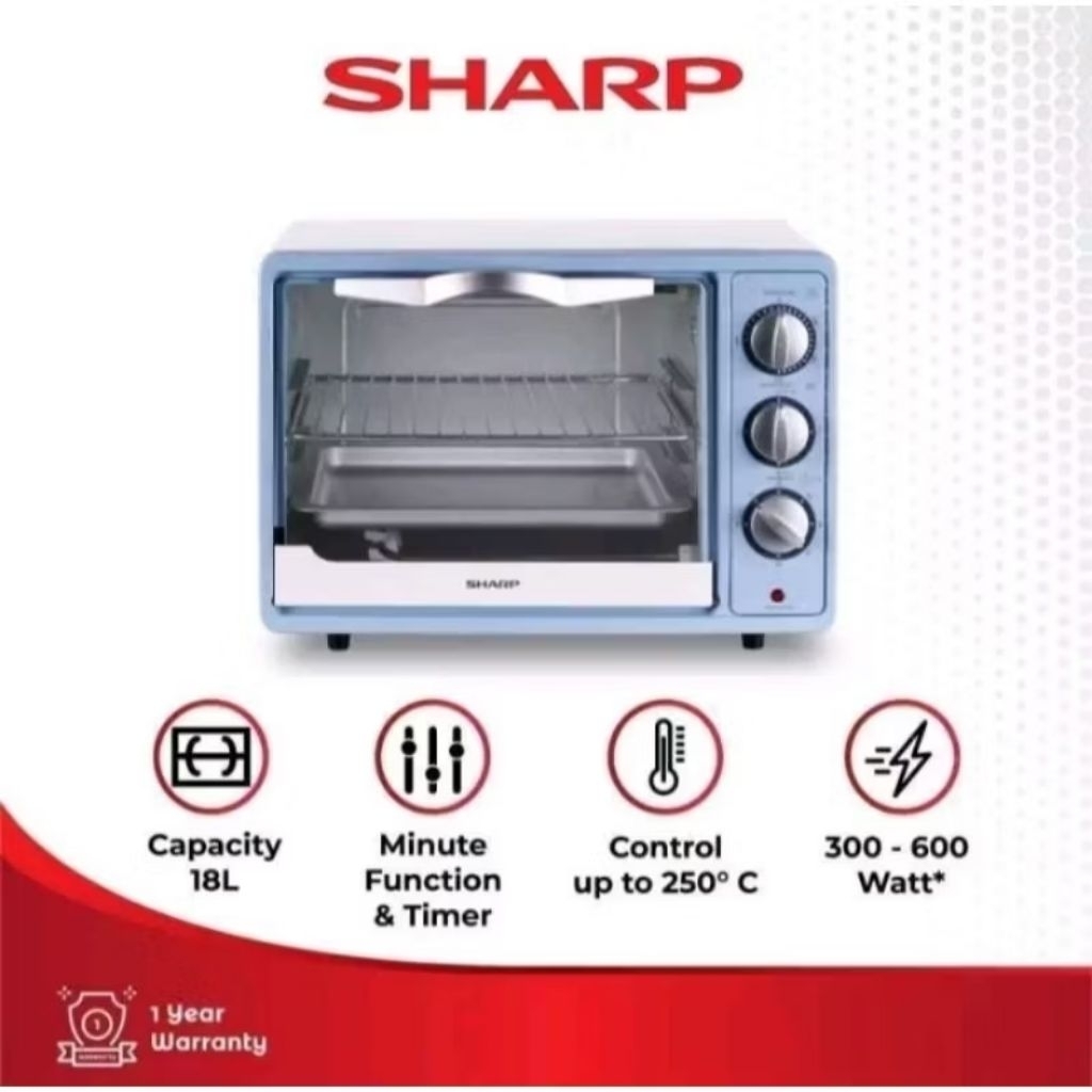 SHARP EO-18BL Elektric Oven Libre Series 18 L