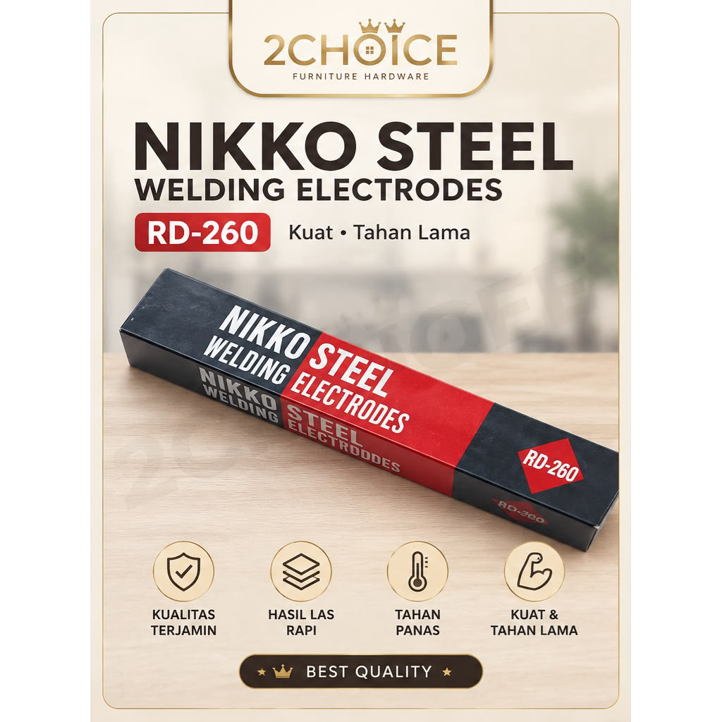 kawat las nikko 1.6mm RD260 / RD 260 1,6mm nikko steel welding isi per 1 kg