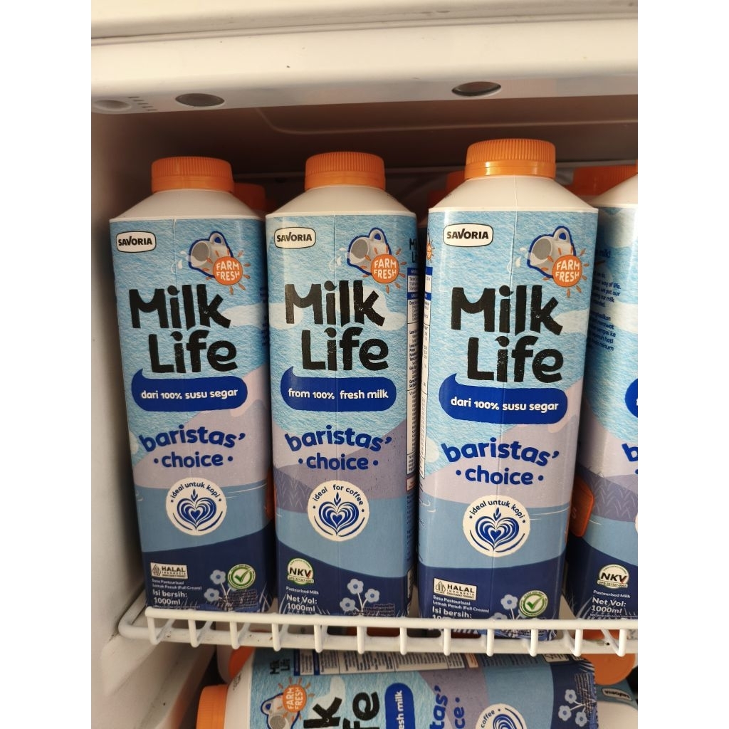 SUSU MILK LIFE FRESHMILK PASTEURIZED 1L BARISTA CHOICE