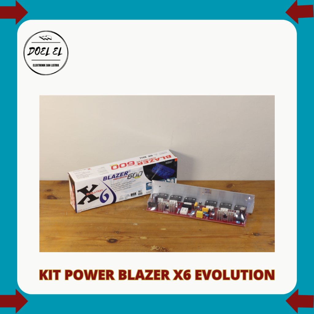 KIT POWER BLAZER X6 EVOLUTION PLUS TR FINAL 600 WATT