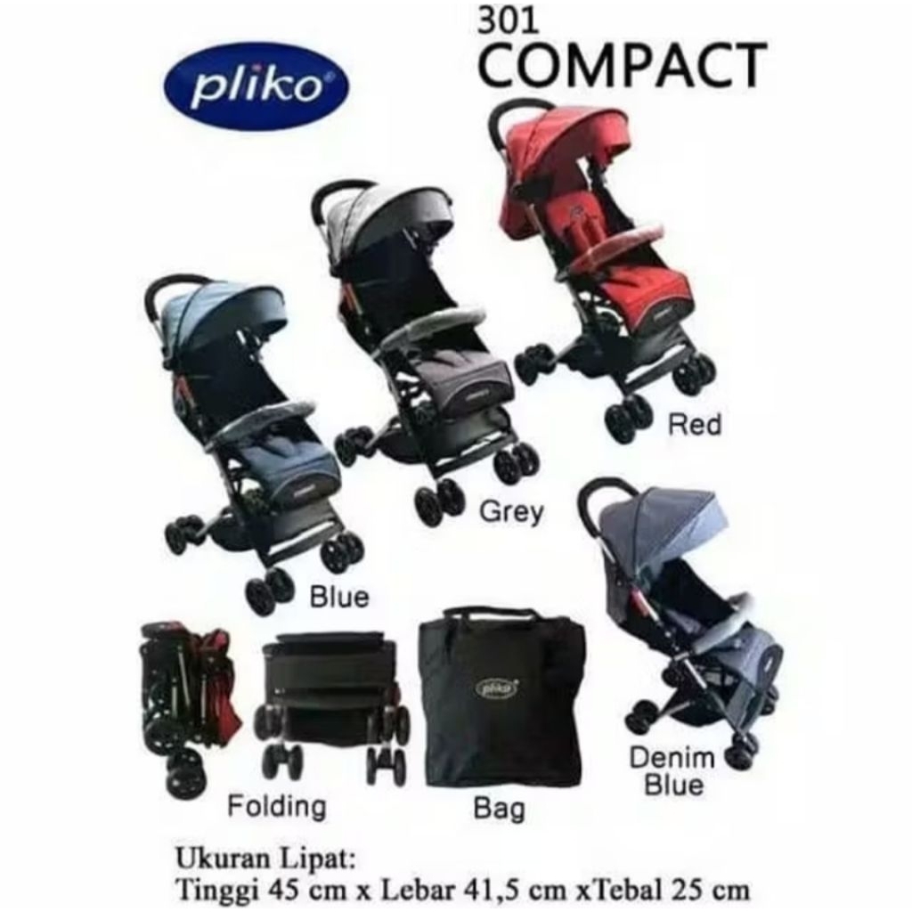 SALE NEW  Stroller Pliko 301 Compact