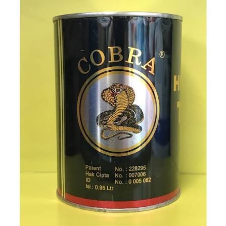 THINNER COBRA HITAM 1 LITER THINNER CAT BESI KAYU COBRA