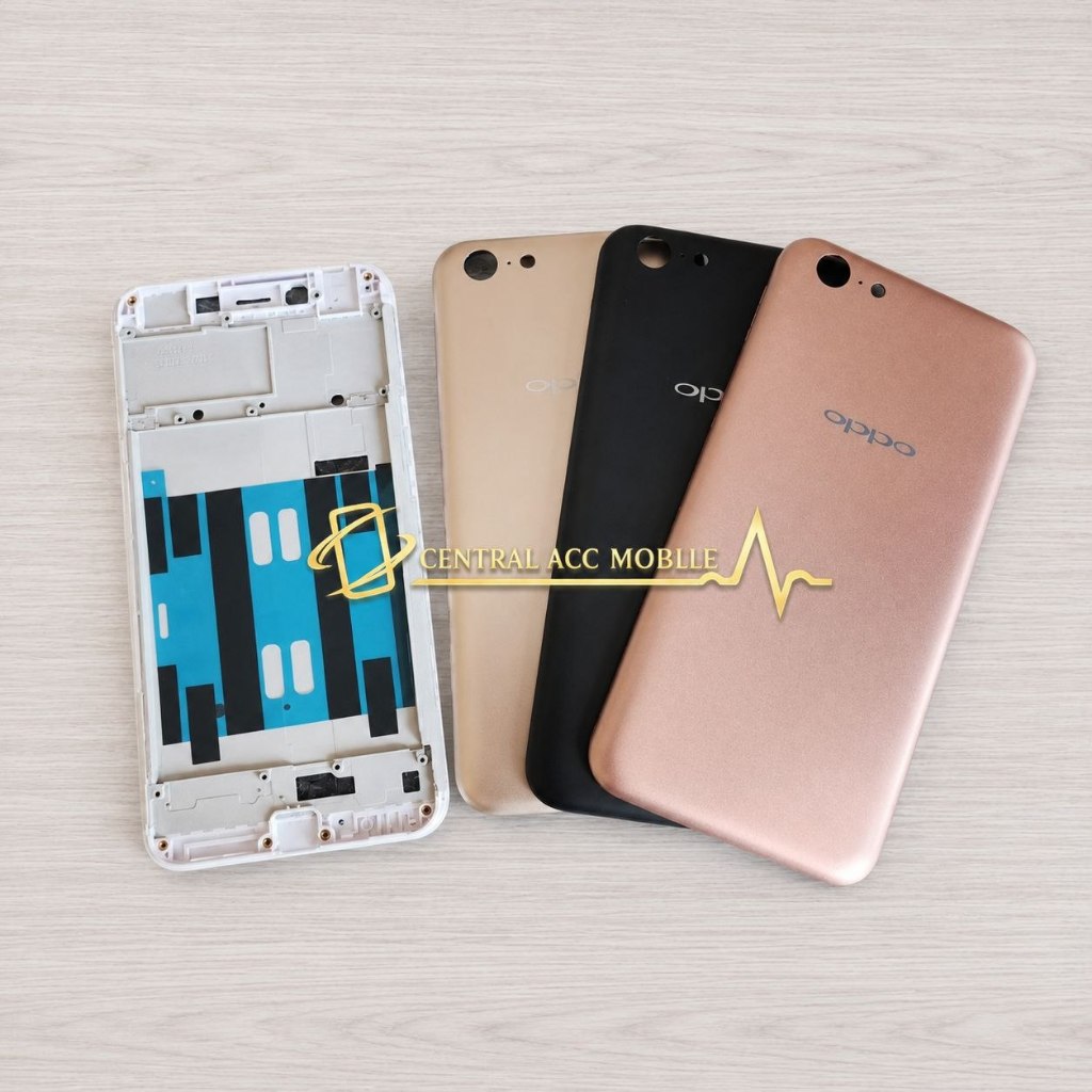 Casing Kesing Oppo A71 CPH1801 Backdoor + Frame Lcd Cesing Housing Fulset + Tombol