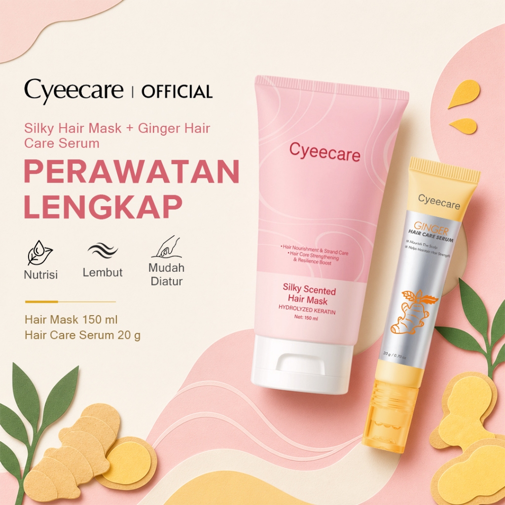 Cyeecare Masker Rambut Keratin Hair Mask Treatment Salon - Rambut Halus Lembut Wangi Anti Rontok Ker