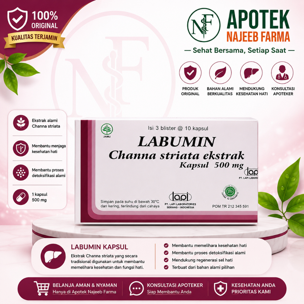 LABUMIN BOX ISI 30 KAPSUL