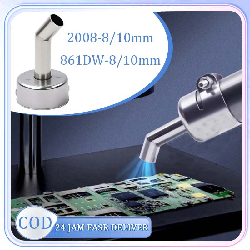 Nozel Mata Solder Uap Blower Tahan Panas Nozel Bengkok Blower Quick 861DW Nozel Blower Quick 2008 Se