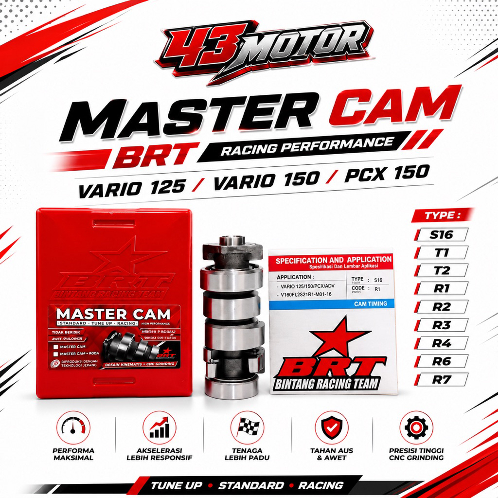 NOKEN | MASTER CAM NOKEN AS BRT VARIO 125 / VARIO 150 / PCX 150