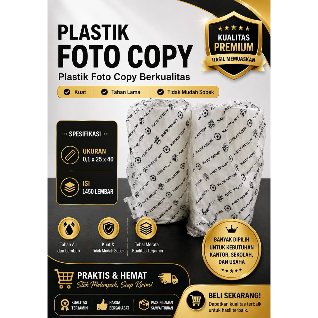 Plastik HDPE roll / plastik buah / plastik fotokopi / plastik fotocopy