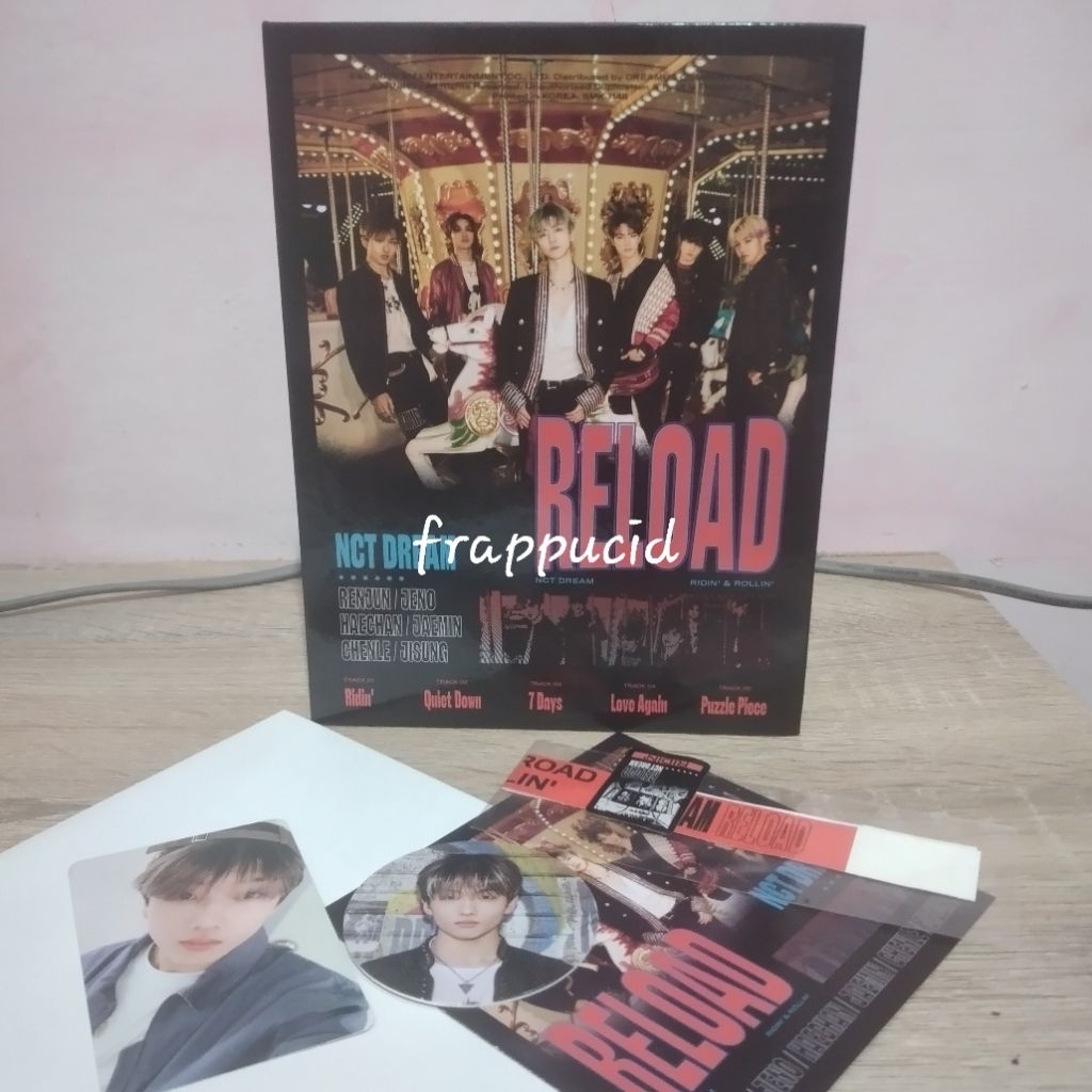 [PRELOVED] NCT DREAM RELOAD ALBUM RIDIN VER. PC JISUNG JAEMIN
