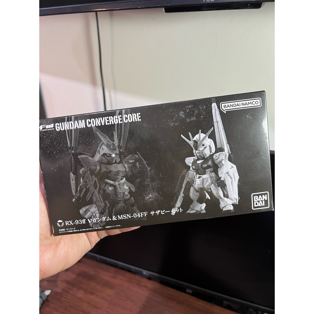 FW GUNDAM CONVERGE CORE RX-93ff Nu Gundam & MSN-04FF Sazabi Set Bandai Original MIB