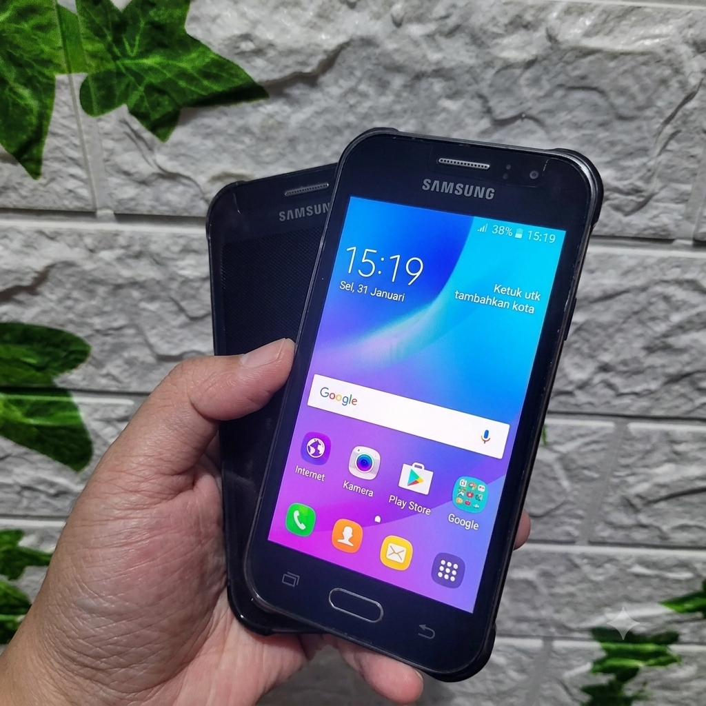 Samsung Galaxy J1 ACE Second - Tahan Lama,Batrai 1900 mAh,Dual Sim,Slot SD - HP Berkualitas 100 Ribu