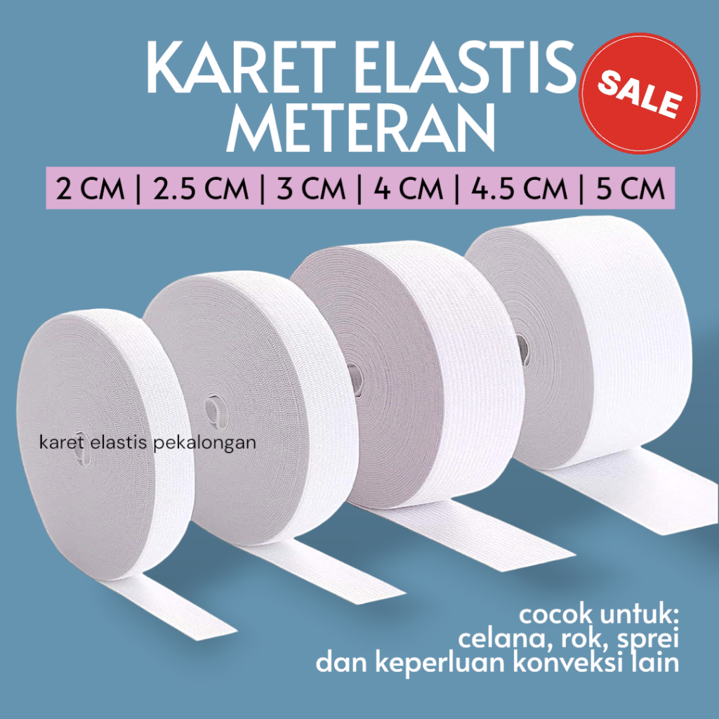 (SALE) METERAN - Karet Celana Elastis
