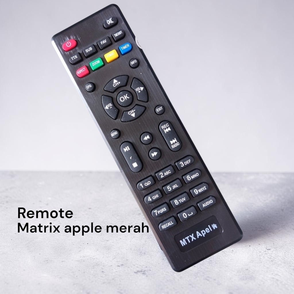 Remote STB/Remote set top box matrix(apple merah&apple burger)
