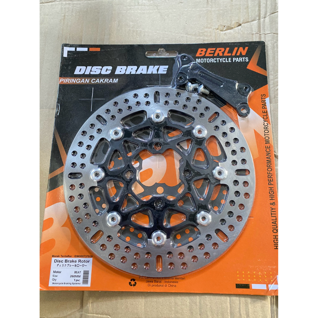 Disc Brake Rotor | piringan cakram beat 260mm