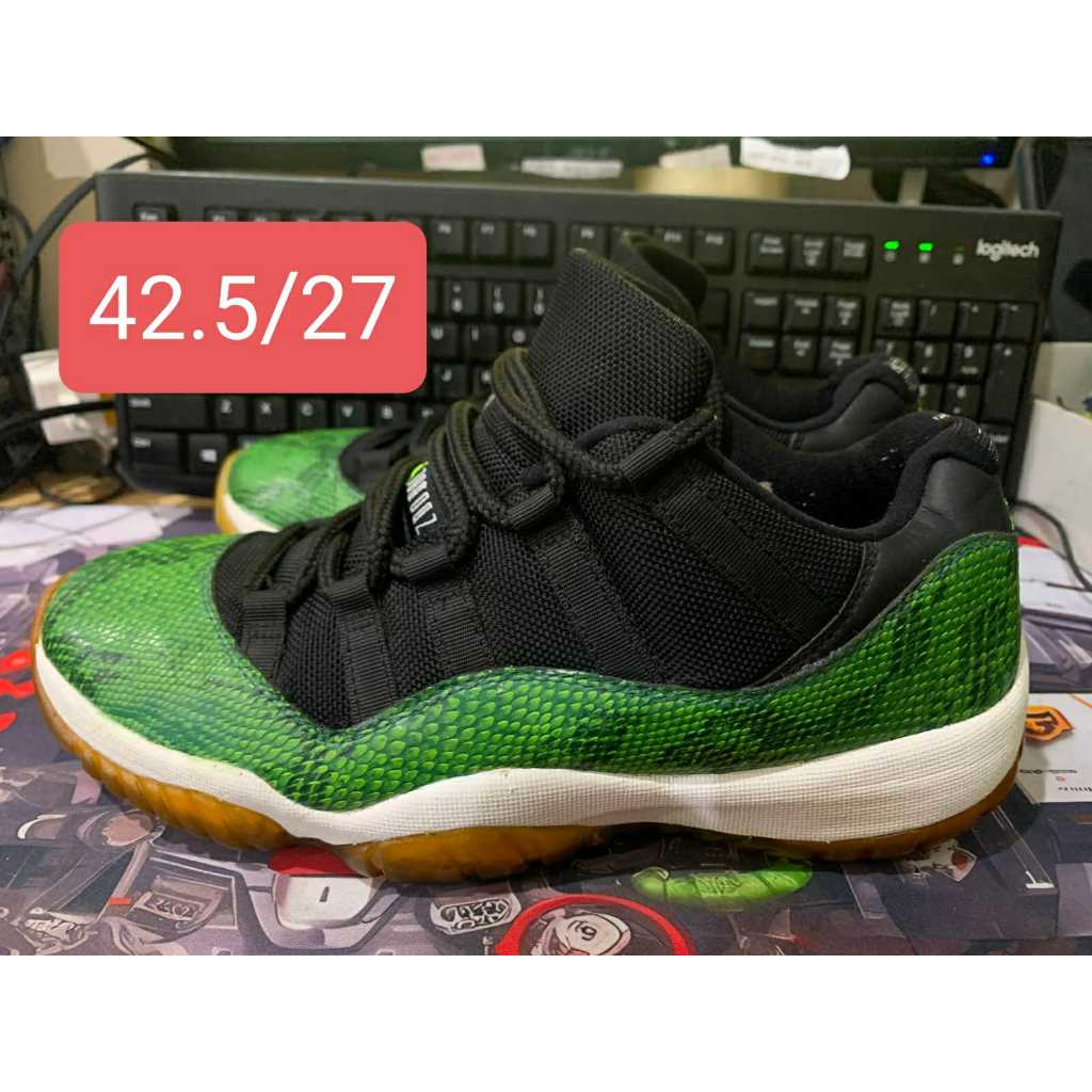 Air Jordan 11 Retro Low "Green Snakeskin 42/26.5