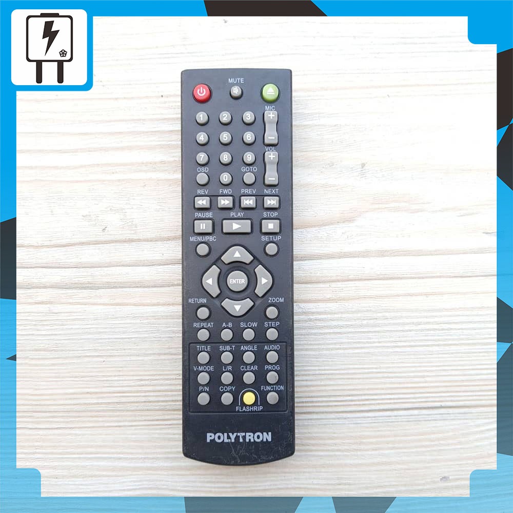 Remote DVD Player Polytron Original Controller DVD2165 DTIB2367 CD VCD