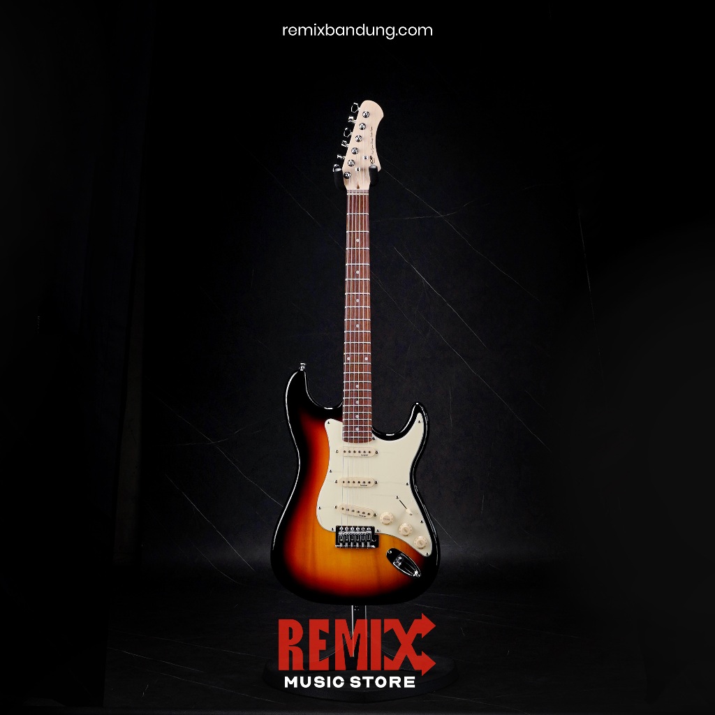 Gitar Elektrik SQOE SEST200 Stratocaster SSS