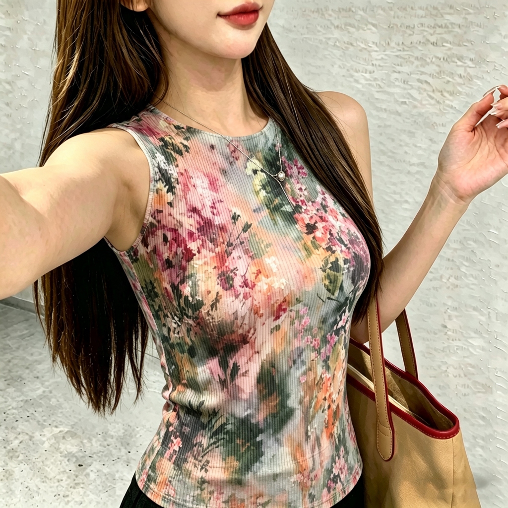 [Premium] Pleats Top Atasan Pleats Kokomi