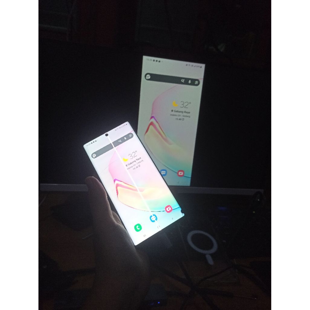 samsung note 10plus bahan Dex minus LCD