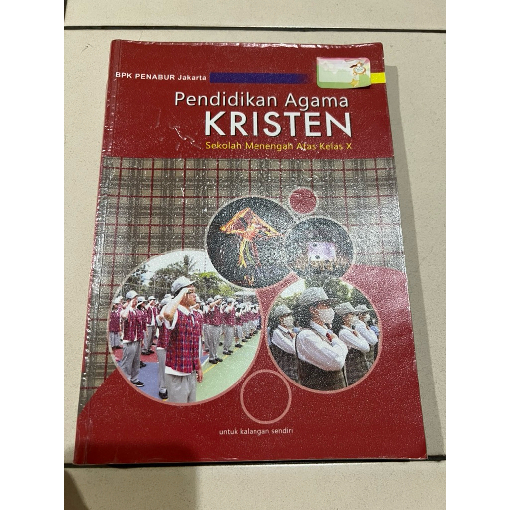 Buku Agama Kristen SMA Penabur kelas X/XI/XII