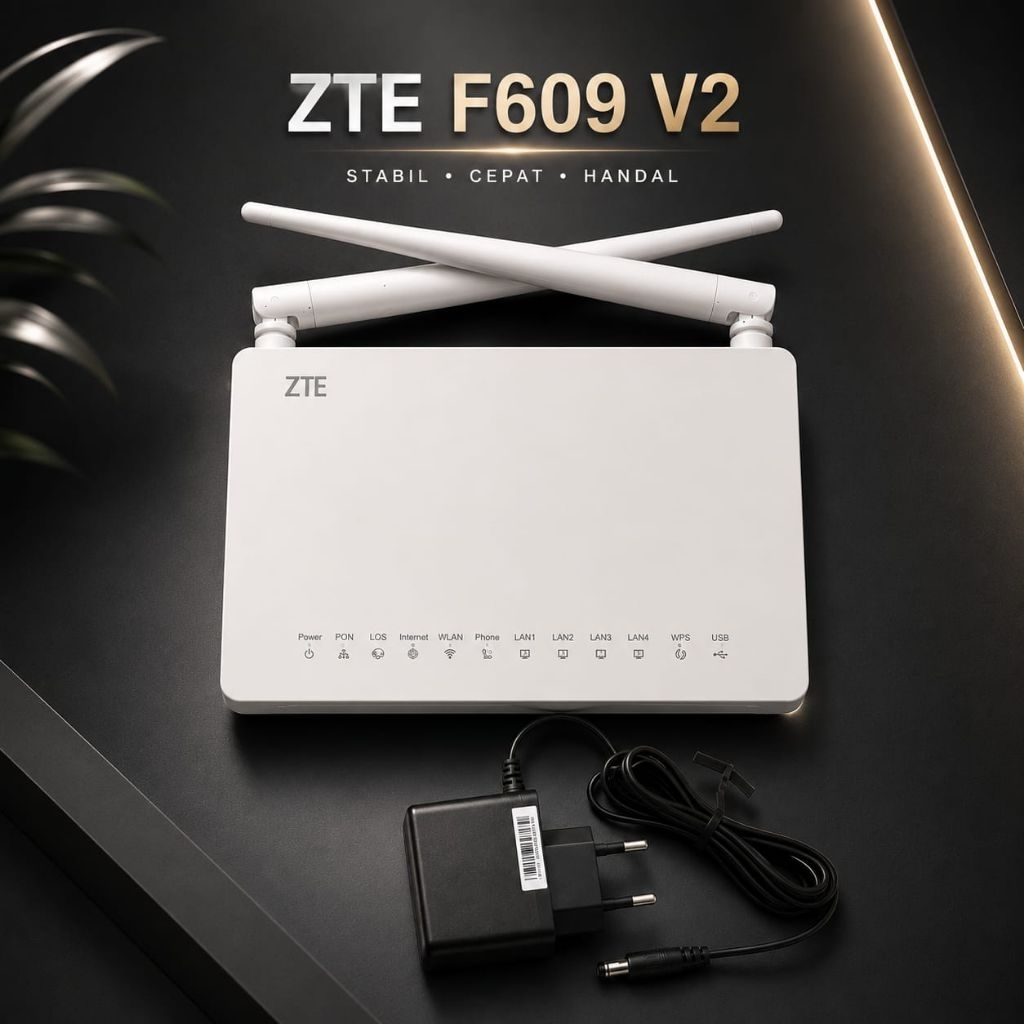 MODEM ZTE ZXHN F609 (V2) UNIT+ADAPTOR