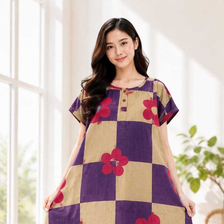 Daster Rayon dan Midi/Daster Payung Rayon Standar/Daster Wanita Rayon/Midi