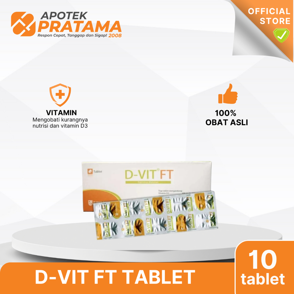 D-VIT FT STRIP (ISI 10 TABLET) / D-Vit FT Tablet Strip