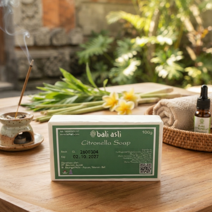BALI BUDA Bali Asli Citronella Soap 100gr Sabun Mandi Natural Handmade Organik Herbal Body Soap Arom