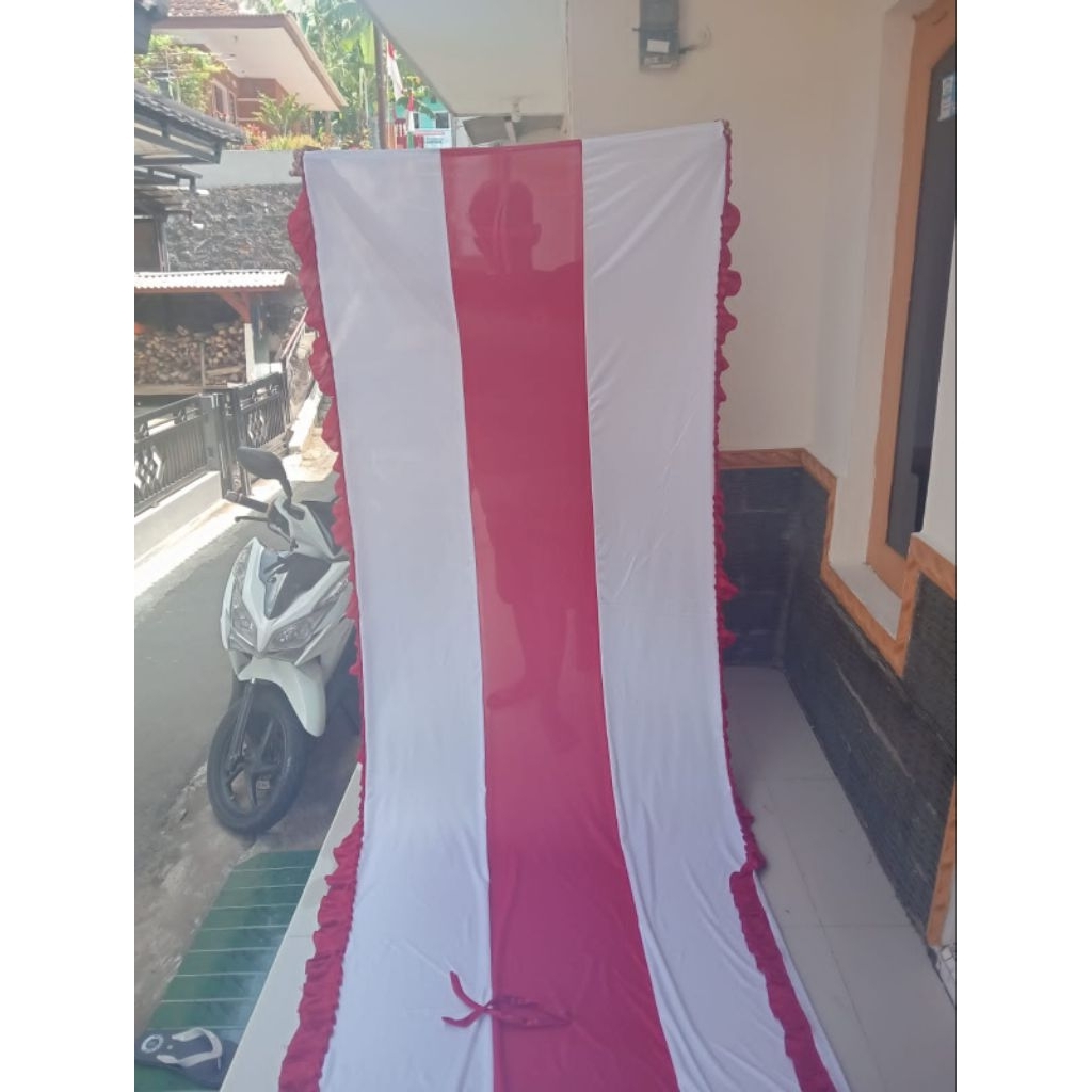 Tirai Tiang Tenda / Bungkus Tiang Tenda / Dekorasi Tiang