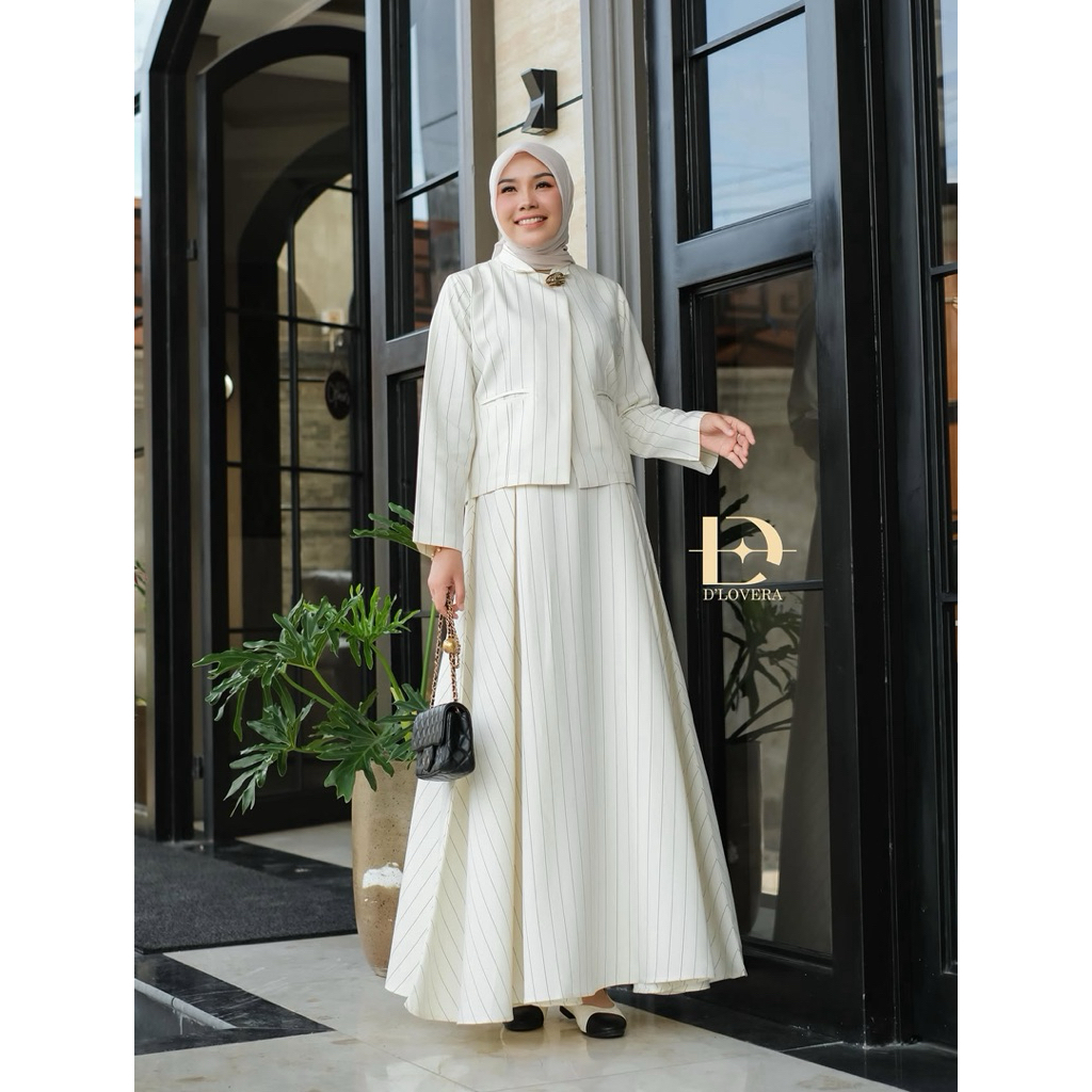 One Set | Set Rok Wanita High Quality Dira Set D’Lovera ~ Nyaman Dipakai