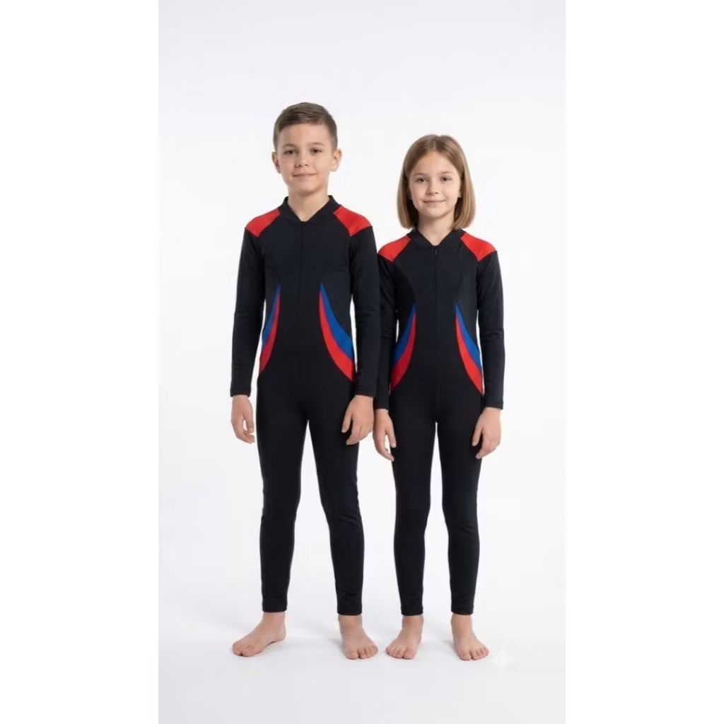 CHIODA 7244 Baju Renang Anak Tangan Panjang Hitam