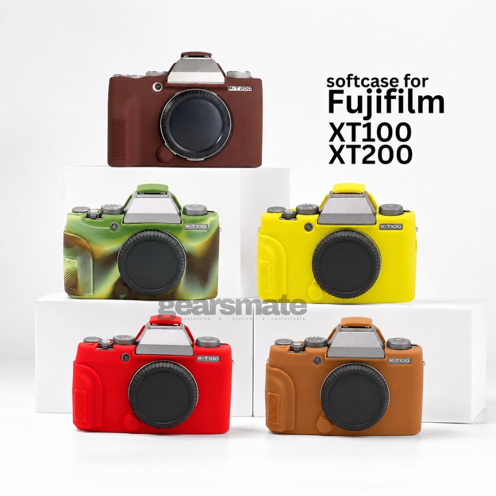 Softcase Fujifilm XT100 XT200 Cover Case Body Rubber Protector
