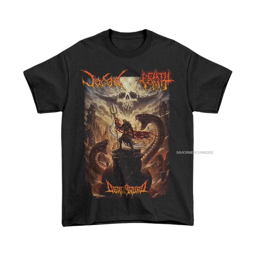 ORIGINAL T SHIRT CATACLYSMIC SUMMER TOUR 2026 OFFICIAL ( DEADSQUAD,JASAD,DEATH VOMIT)