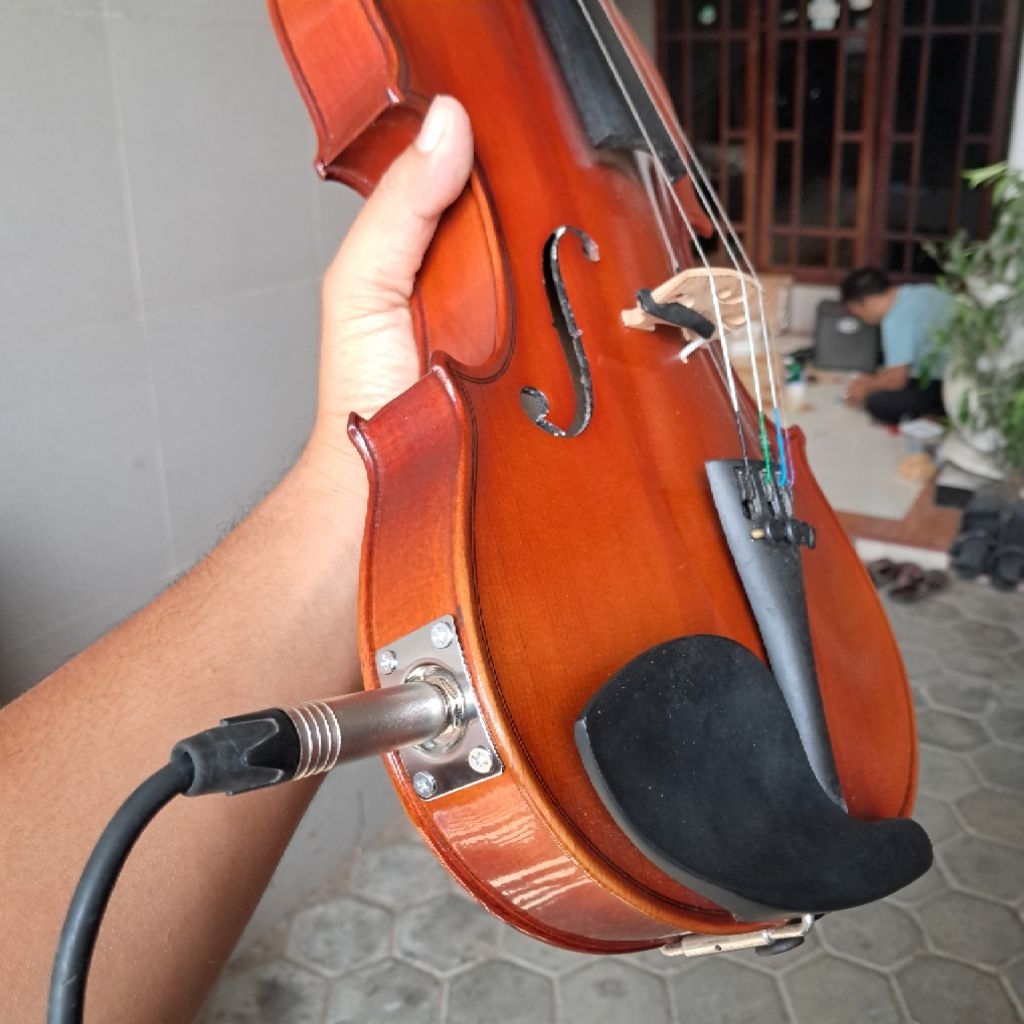 NEW  BIOLA ELEKTRIK BIOLA AKUSTIK ELEKTRIK VIENA UKURAN 4/4 KAYU SOLID ORIGINAL VIENNA