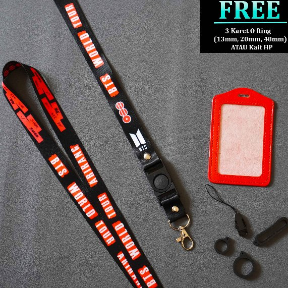 Lanyard ID Card BTS ARIRANG - Tali Gantungan HP - Gantungan Nametag/ID Card BTS World Tour Arirang