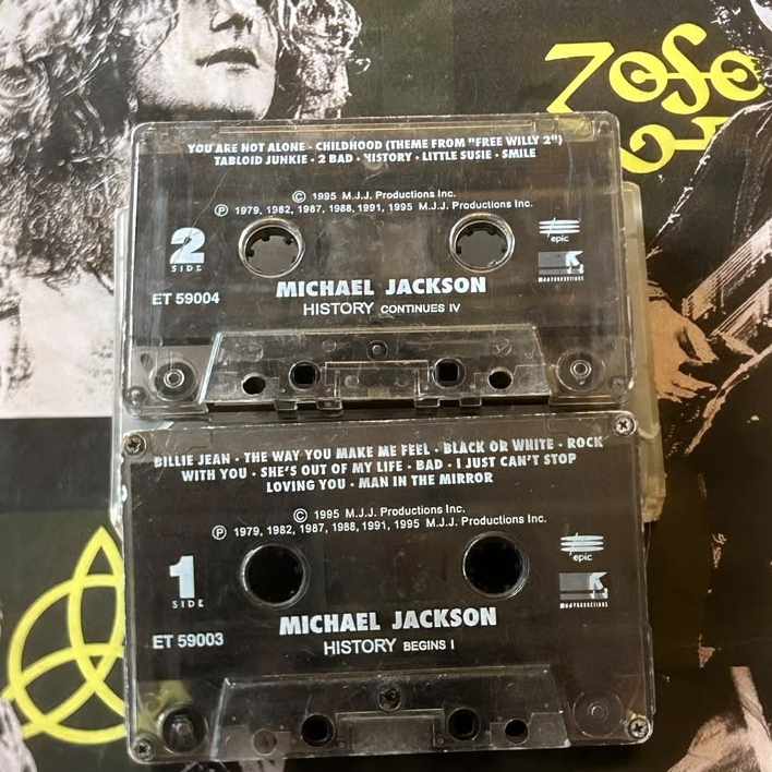 Kaset pita michael jackson history continues sepaket