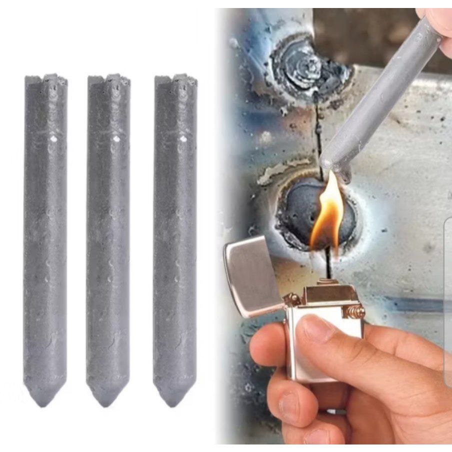 3pcs batang las timah bakar korek api Tambal timah bakar stik lilin solder suhu rendah XS