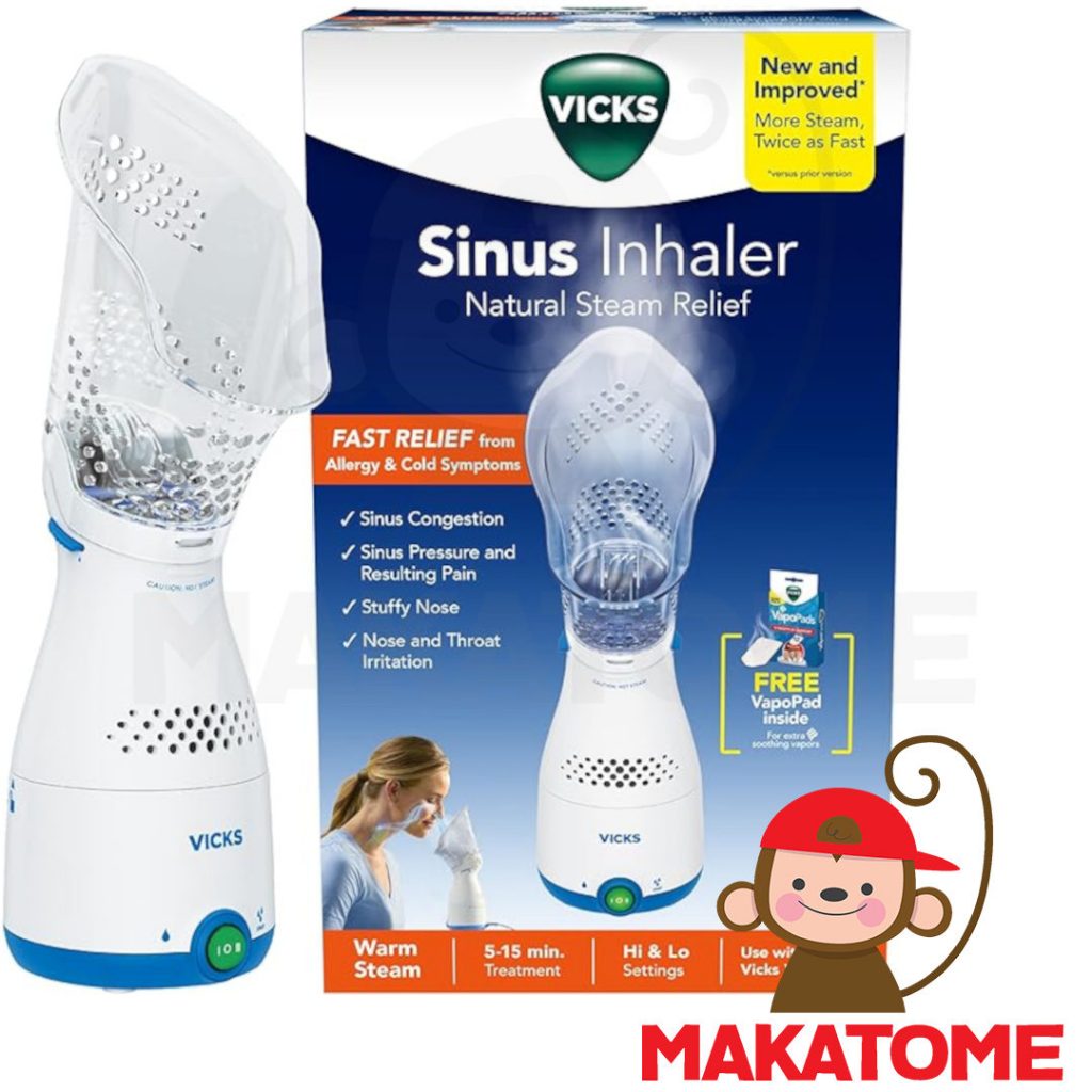 Vicks Sinus Inhaler Steam Inhaler Alat Uap Hidung Sinus Original Bonus VapoPads