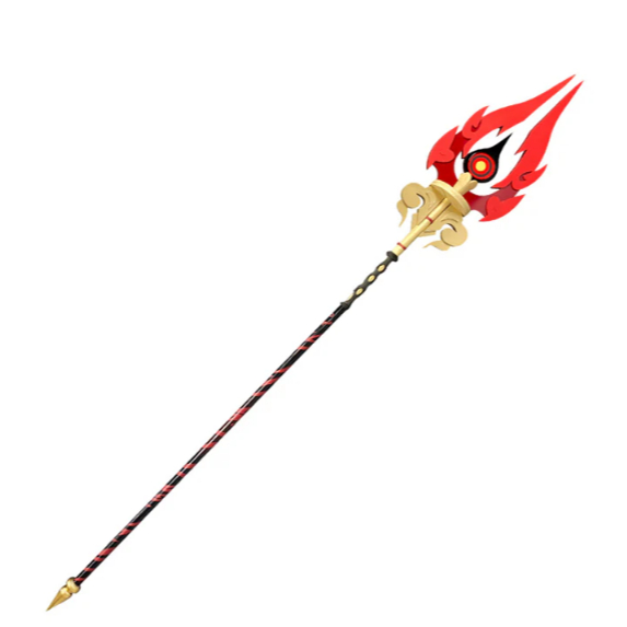 weapon hu tao cosplay genshin impact Staff of homa