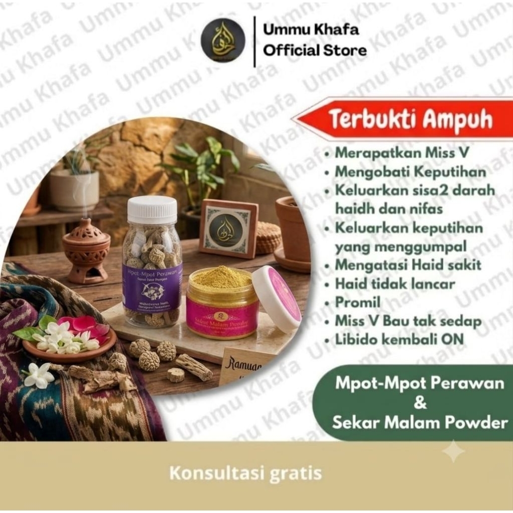 (BPOM) Paket perapat m1s5-v empot per4w4n ke+set or1g1nal mengobat1 keput1h4n melancarkan ha1d (bubu