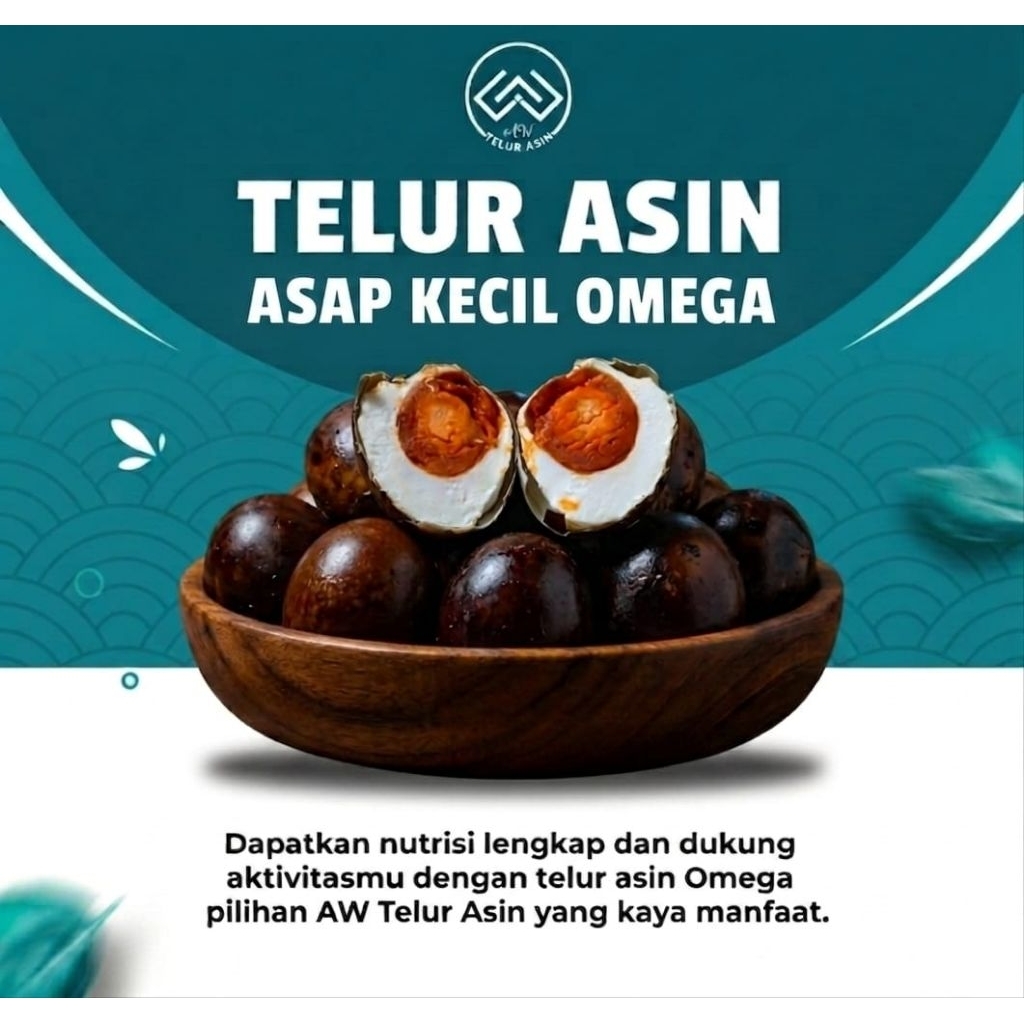 TELUR ASIN ASAP MURAH MASIR BERMINYAK MATANG ( PAKET 6 BUTIR )
