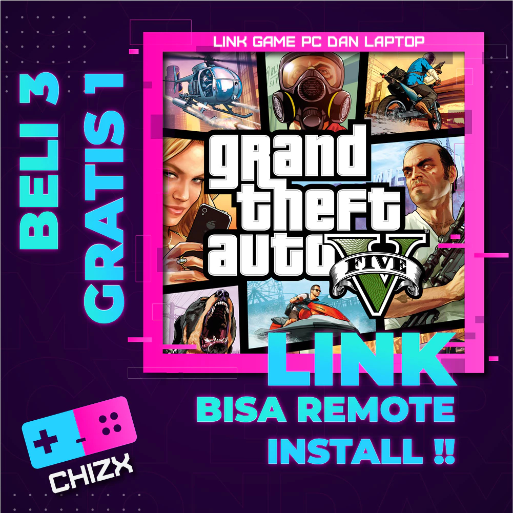 Grand Theft Auto V GTA V GTA 5 - Game PC - Game Laptop - Link Download