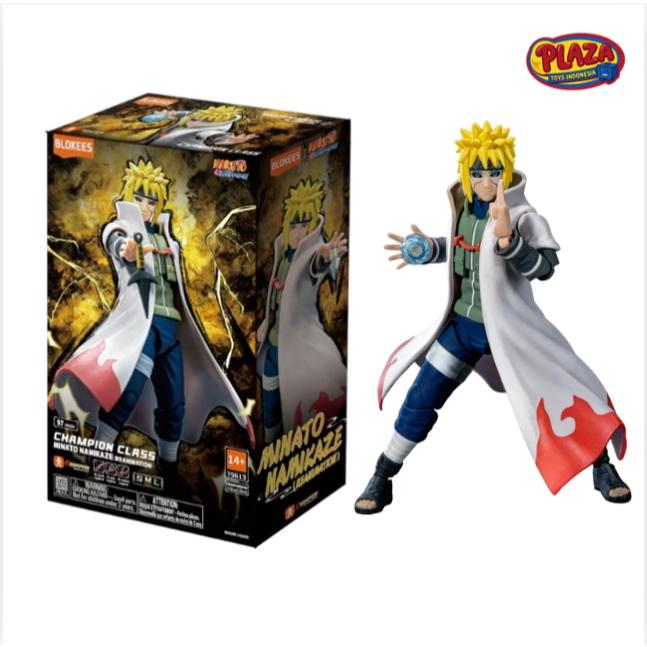 Blokees Minato Namikaze Action Figure Anime Naruto Shippuden - Minato Namikaze
