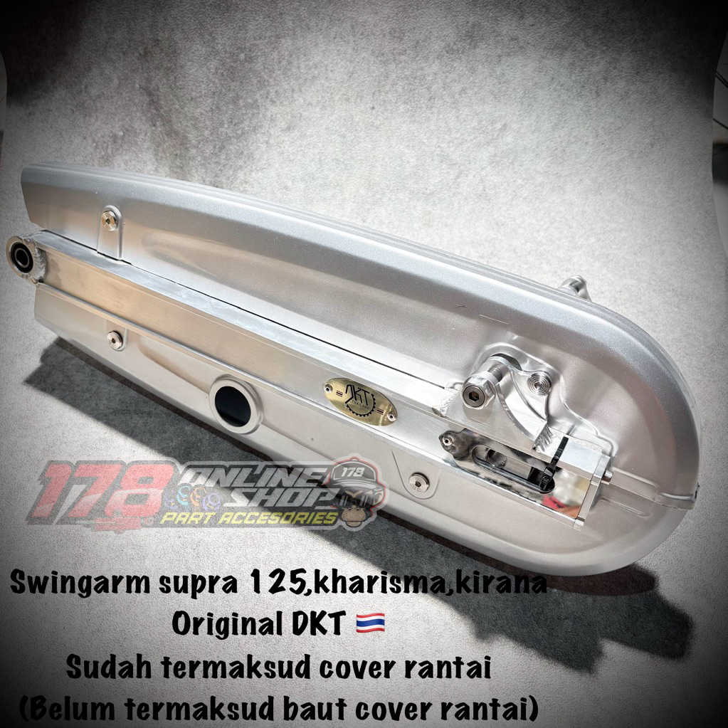 swing arm supra 125, kharima, kirana original dkt thailand. sudah termaksud tutup rantai, belum term