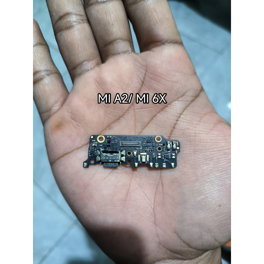 SUBBOARD KONEKTOR PAPAN CAS KONEKTOR CHARGER MIC PLUG IN SUBBOARD XIAOMI MI A2 / MI 6X FULLSET IC CA