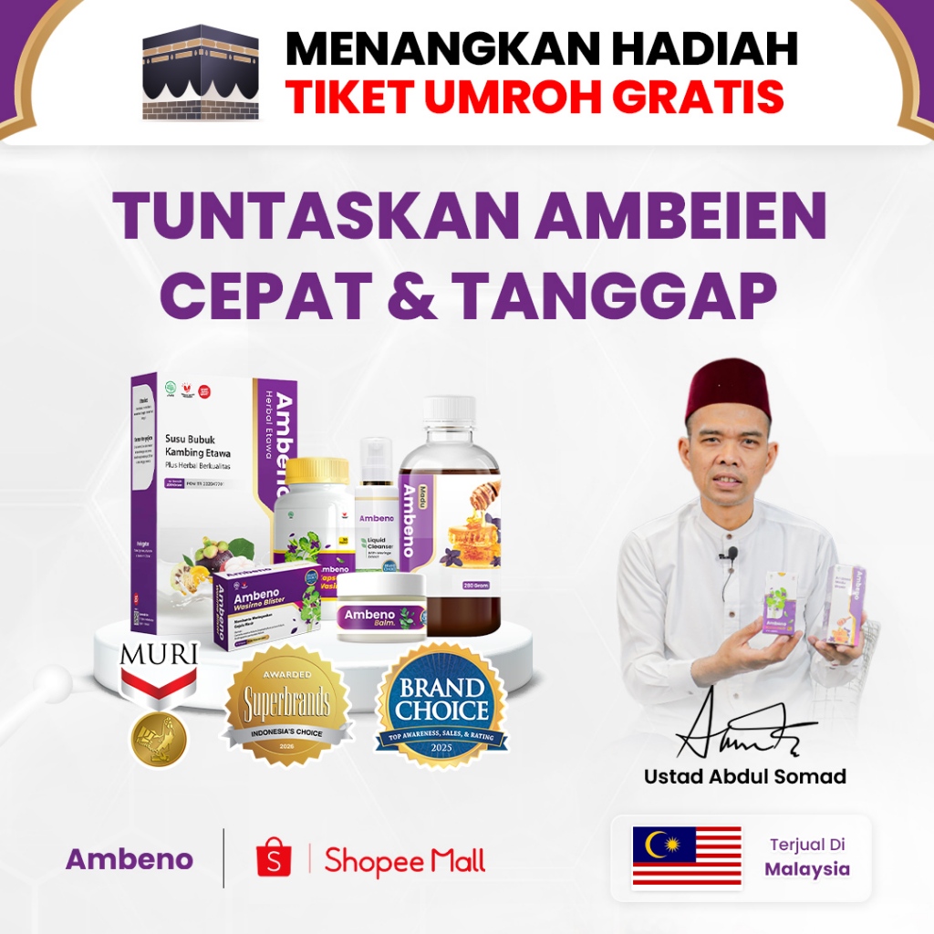 AMBENO Obat Ambeien Wasir Berdarah dan Bengkak Secara Alami Dan Aman