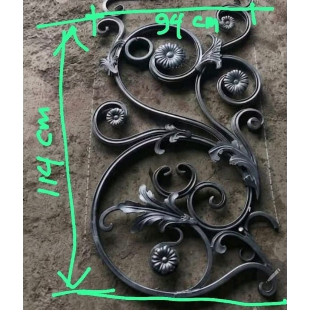 ornamen pagar tralis balkon custom